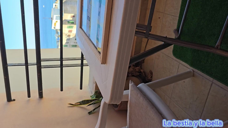 Labestiaylabella: Eu flagrado a bunda da minha meia-irmã ninfomaníaca na varanda...