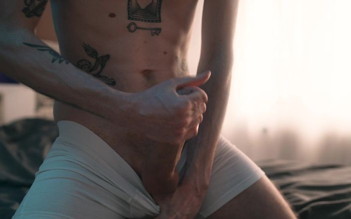 CedricDickery: Acariciando mi madera de la mañana - gran polla con enorme...
