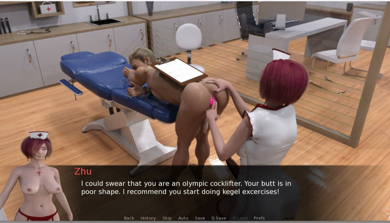 XXX Games Bunk - Trans: Futa Groves - permainan - main peranan - banci dipukul, kongkek tekak dan...