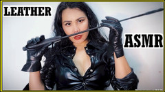 DominaFireOfficial: Asmr Kožená paní