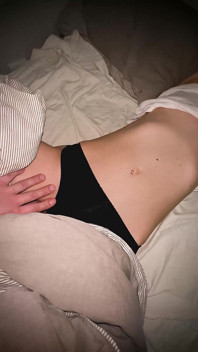 Virgin Girl Sniffing and Close up Looking at