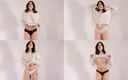 Lali White: Mencoba celana dalam styles