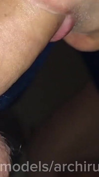 A Student on the Stairs Gives Her Ass a Fuck and Fills It with Cum! Hot Public Fuck of a Handsome Man