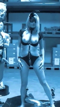German Domination Blonde Sluts in Cage and Bathroom