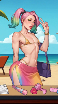 Ep5: Luxie Sweeton स्पॉटलाइट - Futa Zone में दिन 5: Lewd Control