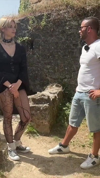 A Stranger Fucks Me Outside a Castle and I Love It!