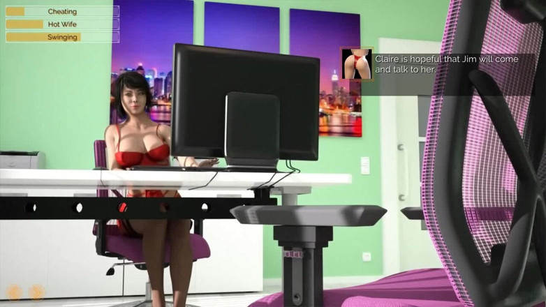 Dirty GamesXxX: Căsătorie fericită: iubită curvă și noul ei șef, interrasial ep.21