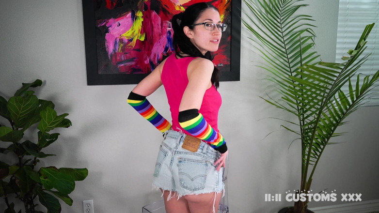 1111CustomsXXX: Alex Coal- Masturbare cu pizdă răspândită!
