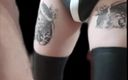 Angelbunnny: Angelbunny harness fetish pu sepatu bot militer henna tato pircing...