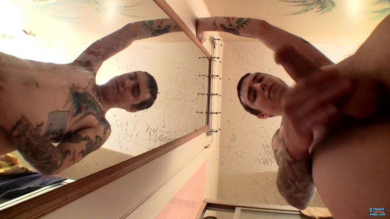 Straight naked thugs: He needed to get that load out
