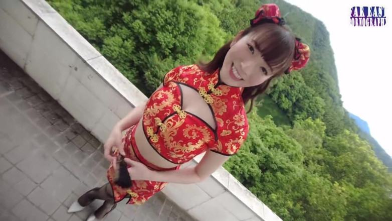 Far East pornography: Doll Like Bliss with a Pale Busty Tease on a...