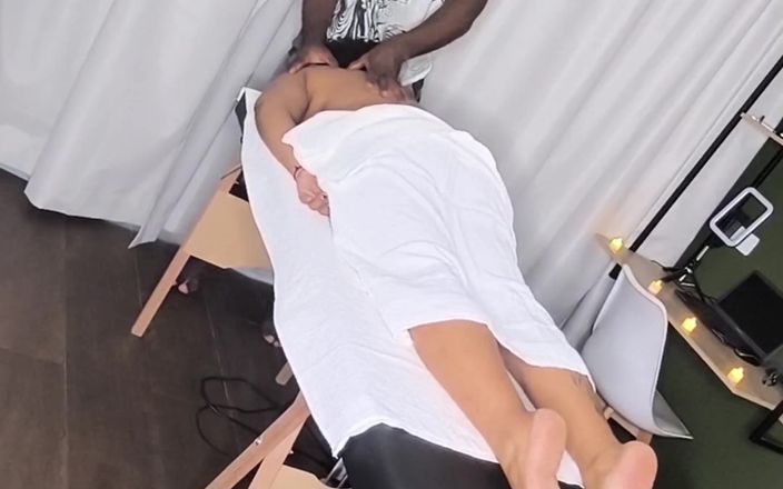Nurseblack: Part 1 Ebony Massaging Wife Released by Gentle Cuckold