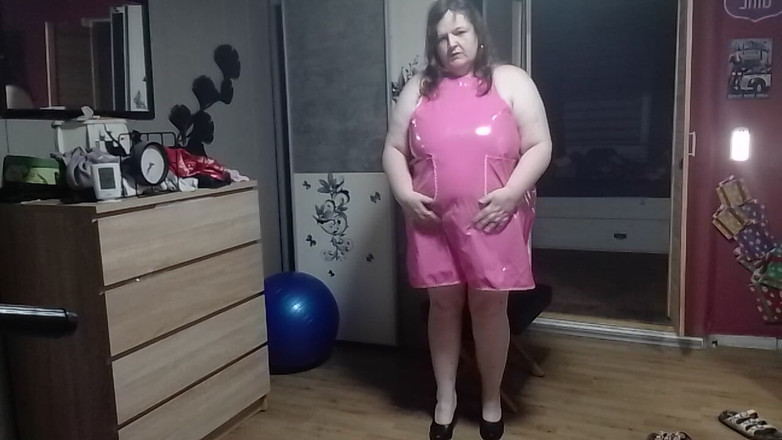 tammara big: SSBBW Neue Gummischürze Und Nicht Drunter