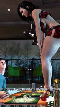 Anna 흥미로운 애정 #22 - 바에서 자지 빨기 - 3D 헨타이 만화