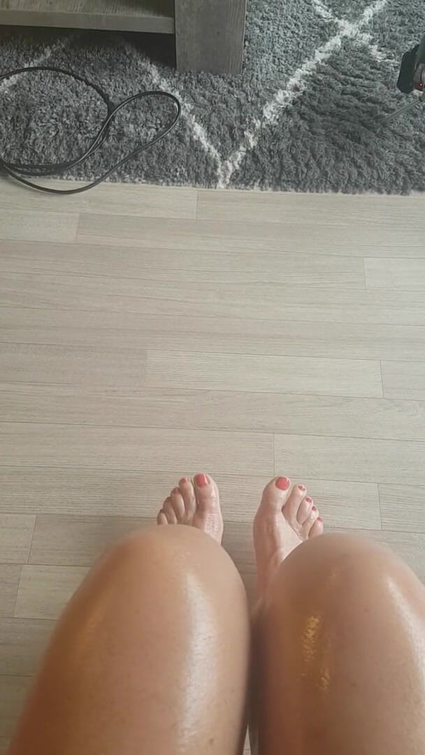 MisS Angel: Looking down on my feet.