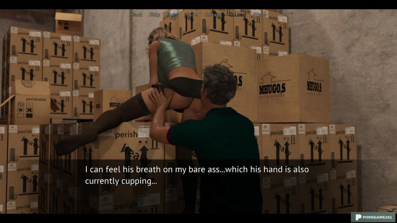 Porngame201: La femme au bureau - playthrough n ° 9 entrepôt avec David