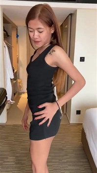 Johntronx - Quick Hot POV Sex with a Thin Tattooed Redhead Thai Babe