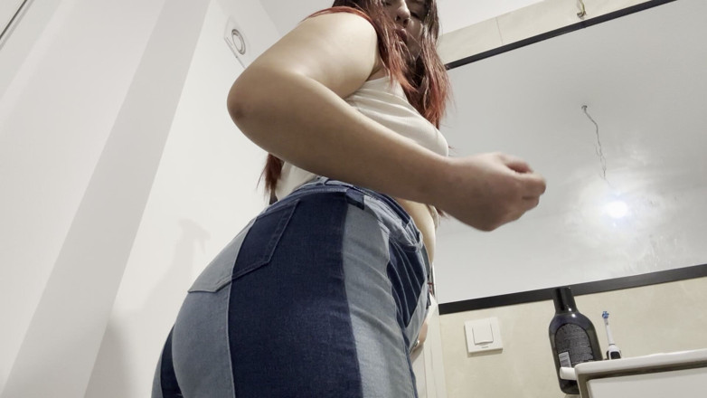 NipsAndStrips: 청바지 JOI의 방귀를 뿜어!