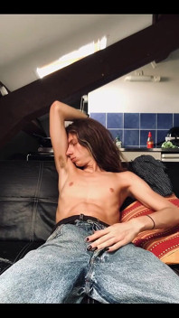 French Twink Jerk off in His Room
