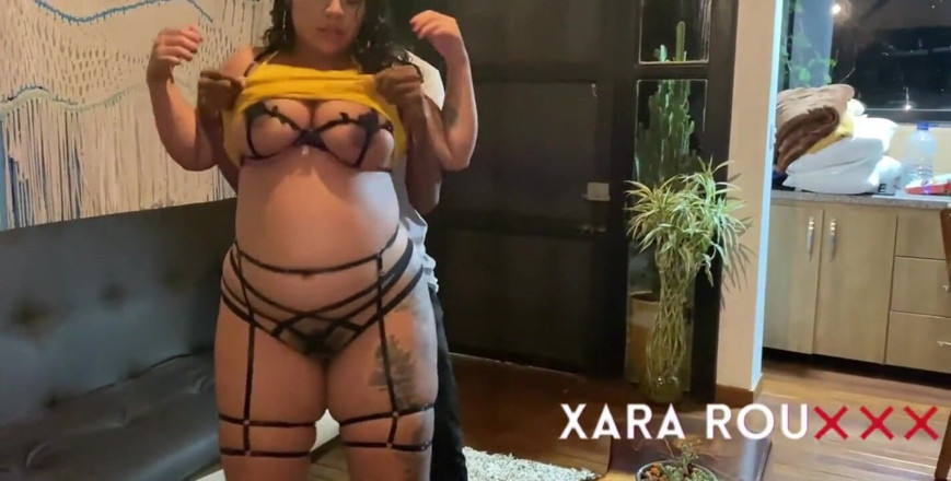 Xara Rouxxx: Der liebhaber meiner stiefmutter lässt mich zu dritt squirten