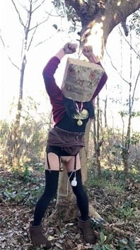 Master's Training Session No. 101: Outdoor Blindfolded Vibrator Training
