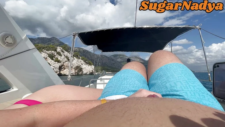 SugarNadya: SugarNadya made me cum on a tourist boat