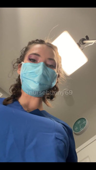 POV Dental Exam Blue Scrubs to Topless