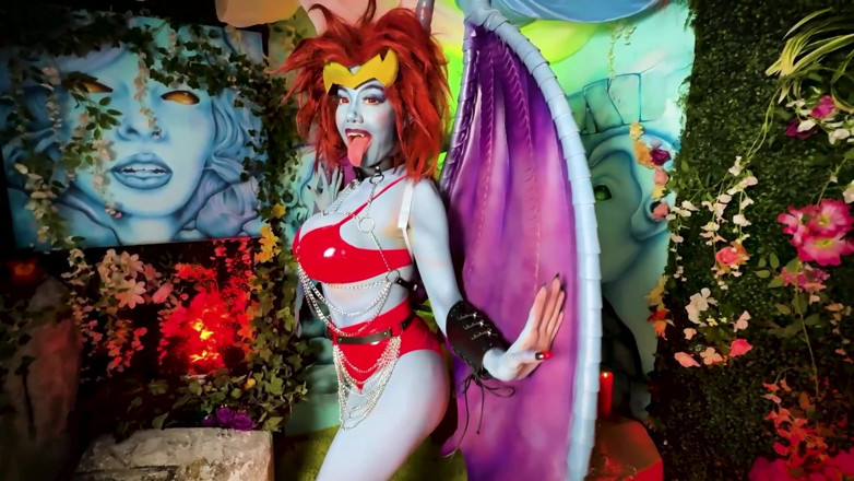Little Puck: Demona cae presa de tu semilla - gargoyles cosplay en primer...