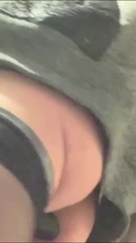 A Little Whore Fucks Herself with a Dildo in Transition