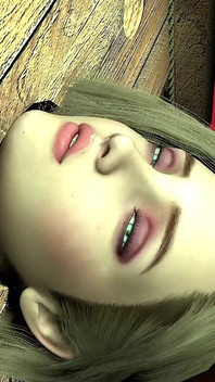 거대한 오크 자지를 따먹는 나무 수갑을 찬 소녀