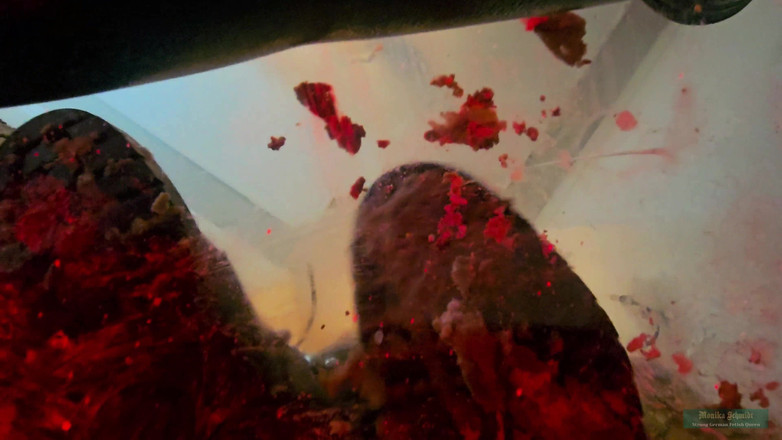 Strict Senz: Monika Schmidt Burger Drcení Obryně a Spitting Boot Uctívání