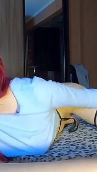 Sürtük Leah yarak emiyor ve yalıyor