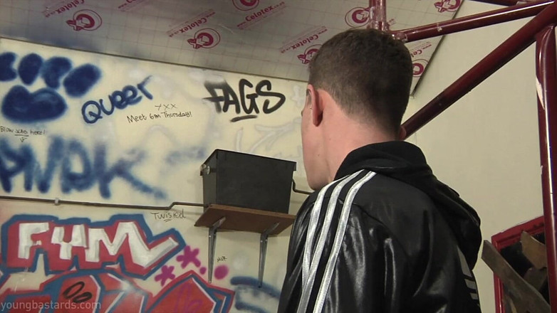 Young Bastards: Monster Cock Lads’ Toilet Threesome