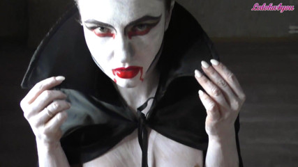 Laloka4you: Vampire girl passionate sucks big cock to cum in mouth
