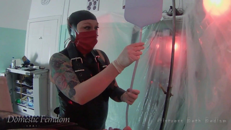 Domestic femdom: Modified Part 1 - Stapling up the Mangina
