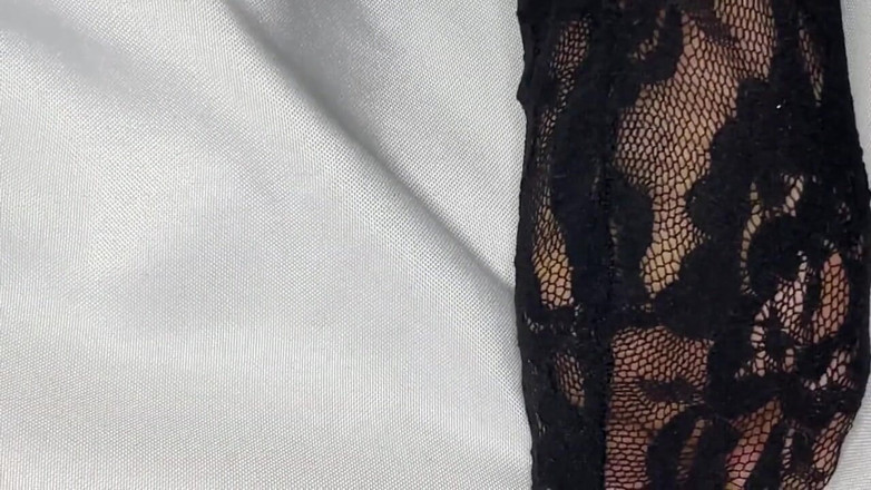 Pink Foxx: Spitzen-nylon, Französische Pediküre