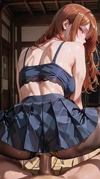 Взрывная сессия хентай Onee-San - подпрыгивание с большими сиськами, текущее безумие