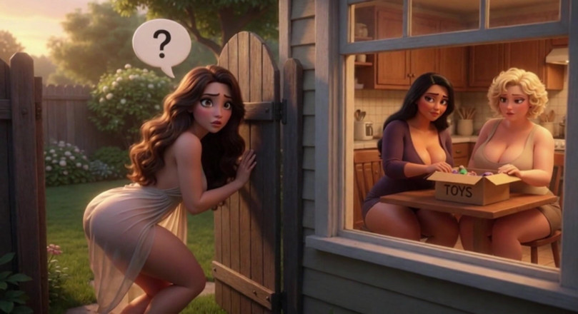 My night collection: Stepmother Shares Wild Toy Night with Neighbor and Friend Involving...