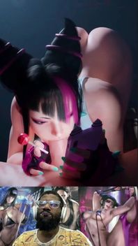 Thicc Ass Juri Sucks Your Cock While on Social Media