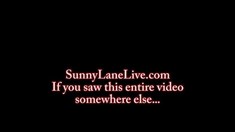 Sunny Lane: Sexy Sunny Lane Gets Wet in the Shower!