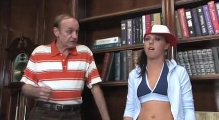 Miami Reality: Two Naughty Brunettes Sharing Bald Guy Schlong