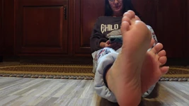 Descansando mis pies cansados