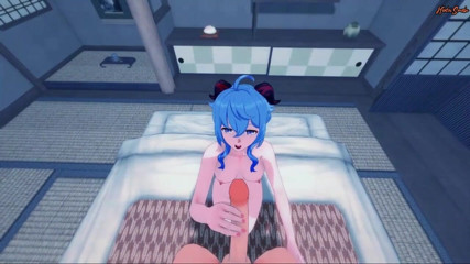Hentai Smash: Ganyu gets fucked before getting a facial from your POV....