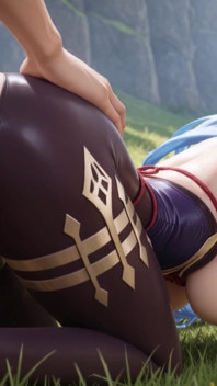 Genshin Impact Ganyu Anal Footjob animat Titjob