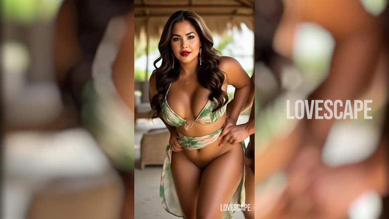 Lovescape: Latina MILF Double-teamed Raw on the Beach