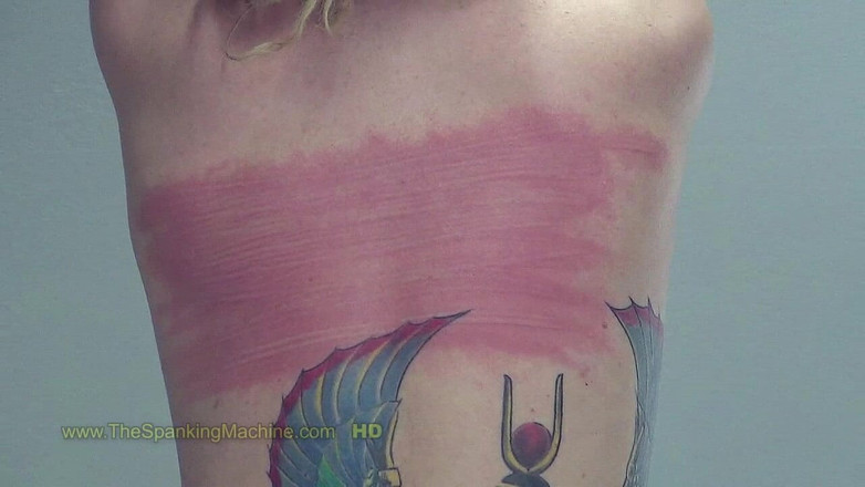 The Spanking Machine: Kate1 macchina da sculacciata - frustate sulla schiena naffio