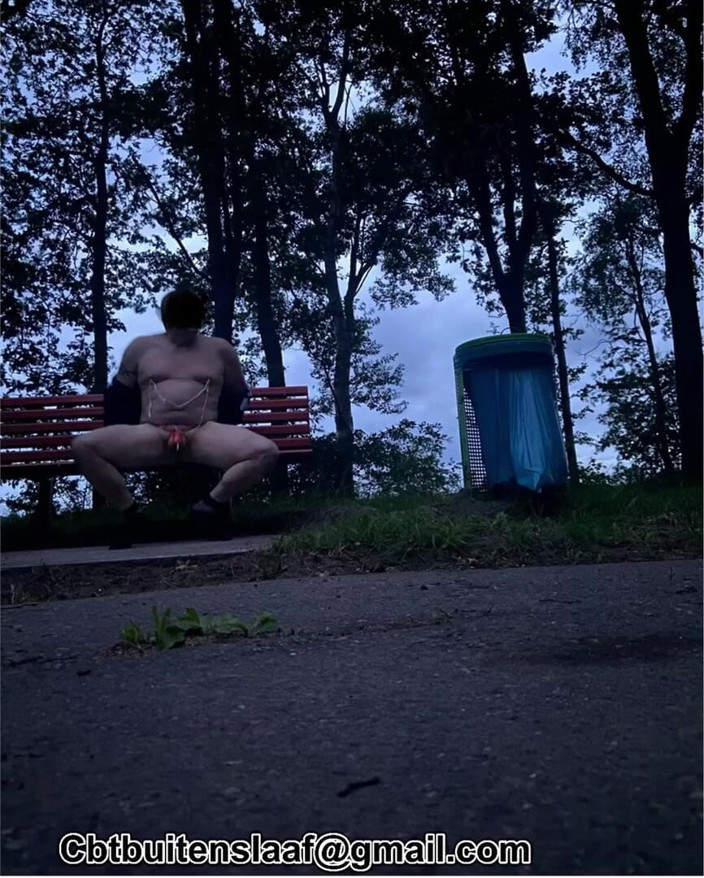 No limit cbt slave: Desnudo al aire libre
