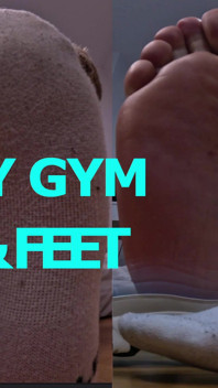 Boy Feet & Socks Smelling Foot Fetish Close up Sneaker & Sock Strip