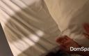 Dom Spank: アジアの小柄な女の子の口弄とハード滑り弄と私は激しく兼