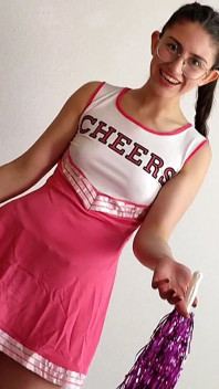 Cheerleader Blowjob Cum in Mouth